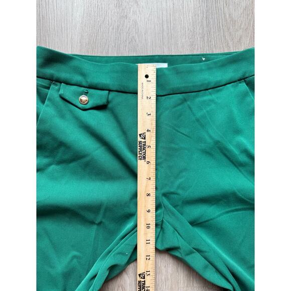 LOFT Riviera Slim Dress Pants, Green, Women's size 2 - Picture 5 of 6